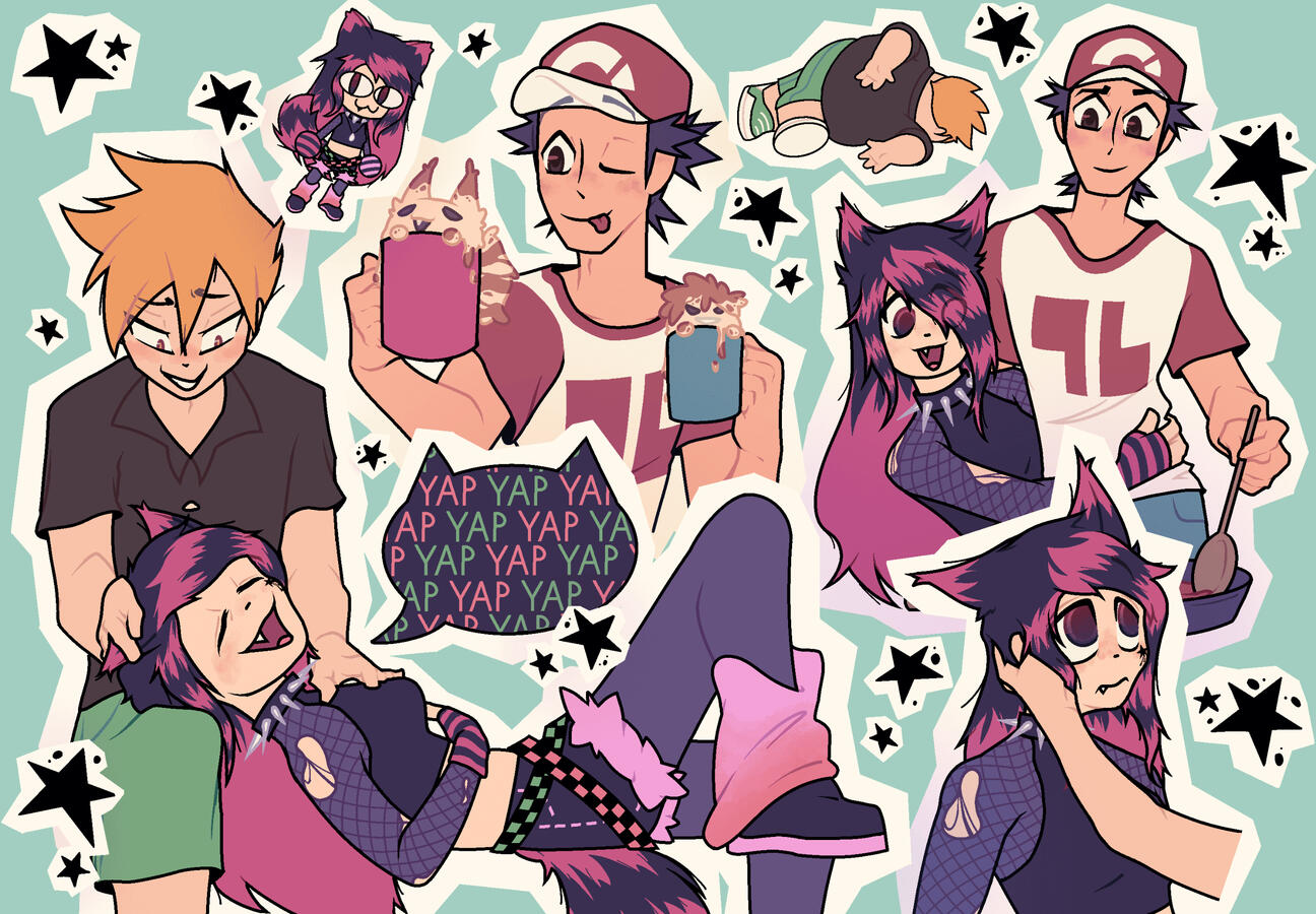 Red, Blue (Pokemon), and Skillet (Skill3t - Discord)
